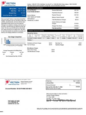 fake utility bill for proof of address fakeutilitybills