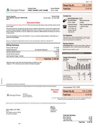 georgia power bill pdf fakeutilitybills