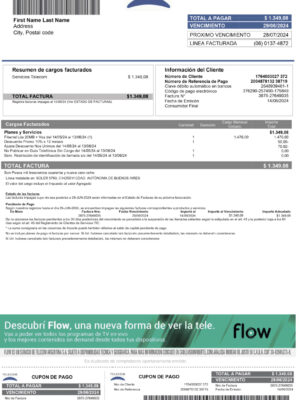 {State} Telecom A4 utility template – download and edit easily