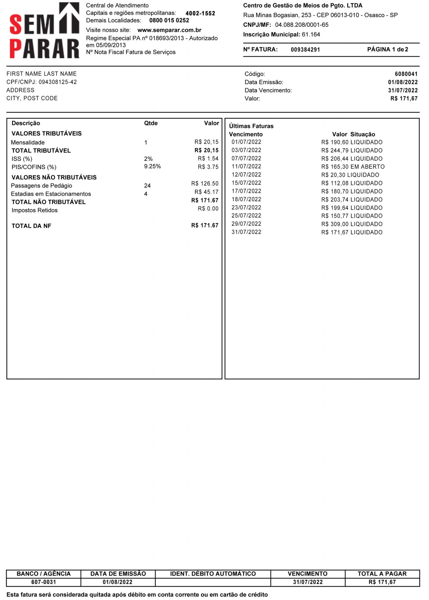 brazil-semparar-fake-utility-bill-template