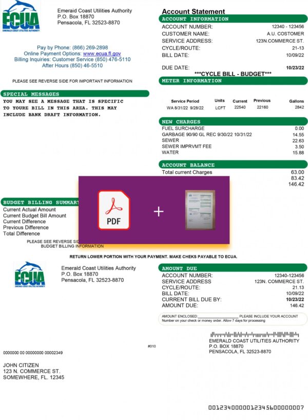 Florida utility bill