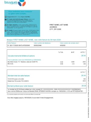 {State} Bouygues A4 utility template – download and edit easily