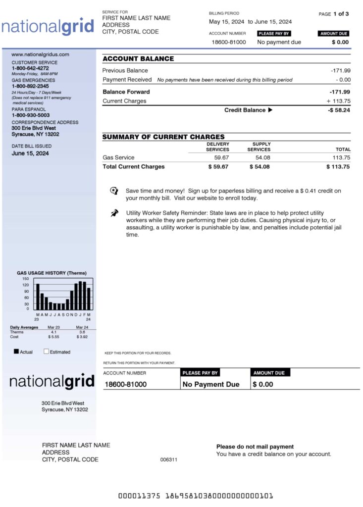 Fake National Grid