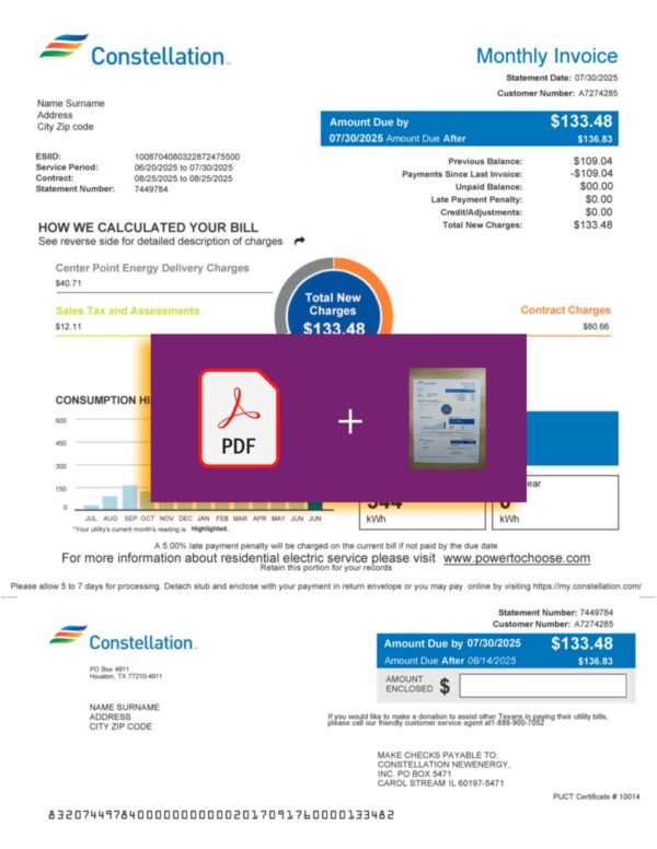Constellation Energy PDF – mockup for UX and verification testing