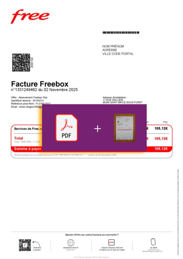 France Free utility file with verification stamp – ready to use