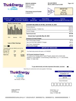 Downloadable Think Energy statement – for UX and verification demo